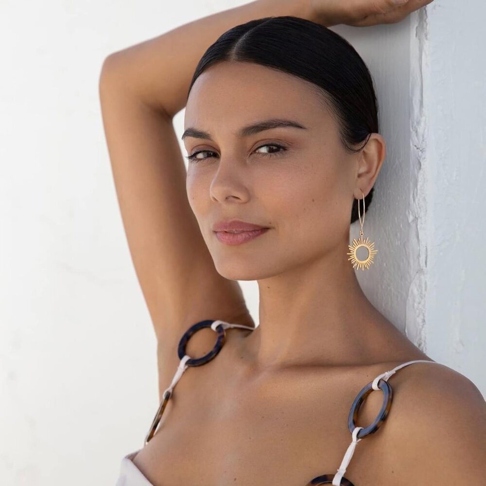 Geometric Drop Dangle Earrings Boho Statement Lon… - image 5